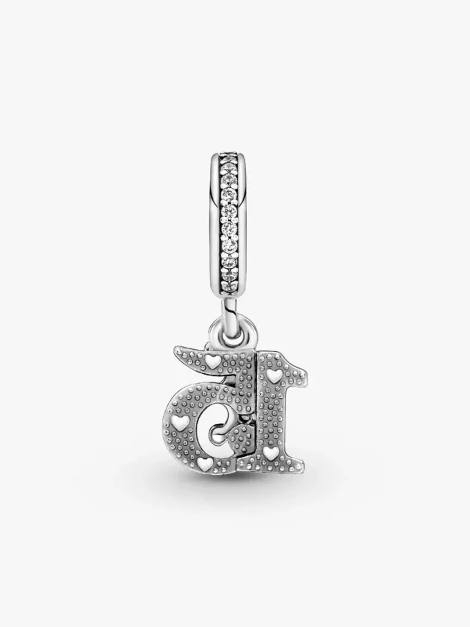 15th Birthday Dangle Charm aus Sterlingsilber 15th Birthday Dangle Charm aus Sterlingsilber