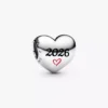 2026 Herz-Charm aus Sterlingsilber 2026 Herz-Charm aus Sterlingsilber