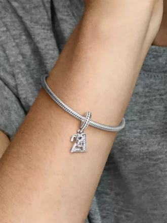 21. Geburtstag-Dangle Charm aus Sterlingsilber