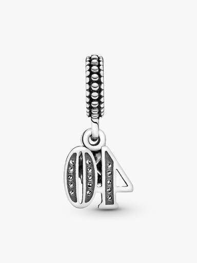 40th Celebration Dangle Charm – Sterlingsilber 40th Celebration Dangle Charm – Sterlingsilber