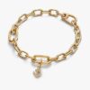 Anchor Mini Dangle Charm – 14 Karat vergoldet