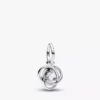 April Eternity Circle Dangle Charm Armband-Set, 2er-Set