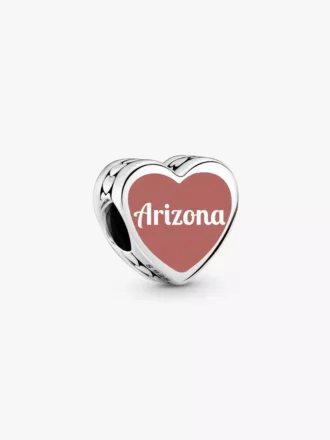 Arizona-Herz-Charm aus Sterlingsilber