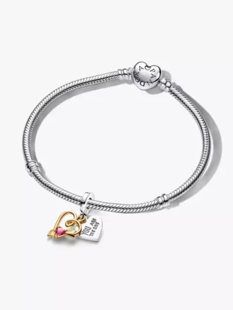 Armband „Arrow of Love“ und gravierbares Charm-Set, 2er-Set