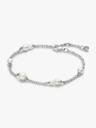 Armband mit behandelten Süßwasser-Zuchtperlen – Sterlingsilber