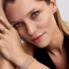 Armband mit dreifachem Steinherz aus Sterlingsilber Armband mit dreifachem Steinherz aus Sterlingsilber