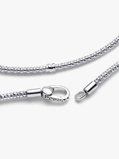 Armband mit Nietenverschluss und Kette – Sterlingsilber Armband mit Nietenverschluss und Kette – Sterlingsilber