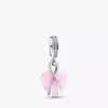 Opaleszentes Herz-Charm-Halskettenset, 2er-Set Opaleszentes Herz-Charm-Halskettenset, 2er-Set