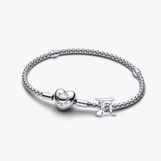 Armbänder-Set mit Sternzeichen-Charms „Zwillinge“ (2er-Set)