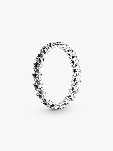 Band of Asymmetric Stars Ring – Sterlingsilber Band of Asymmetric Stars Ring – Sterlingsilber