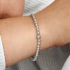 Beads & Pavé-Armband – Sterlingsilber