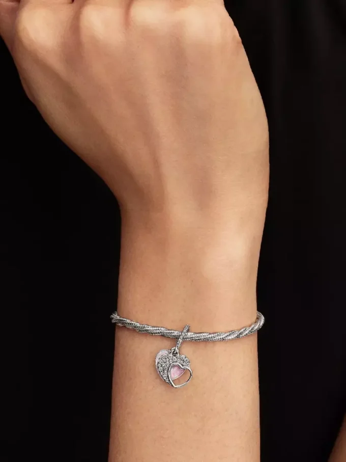 „Beautiful Mother“ Dangle Charm aus Sterlingsilber „Beautiful Mother“ Dangle Charm aus Sterlingsilber