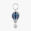 Blauer Heißluftballon-Reise-Charm – Sterlingsilber Blauer Heißluftballon-Reise-Charm – Sterlingsilber