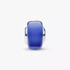 Blauer Mini-Murano Glass Charm aus Sterlingsilber