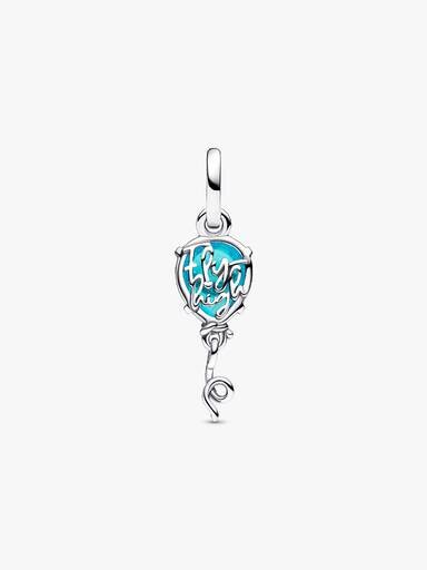 Blauer Murano Glass Dangle Charm – Sterlingsilber Blauer Murano Glass Dangle Charm – Sterlingsilber