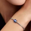 Blaues Stern-Charm aus Sterlingsilber Blaues Stern-Charm aus Sterlingsilber