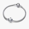 Bold Sparkling Star Charm – Sterlingsilber