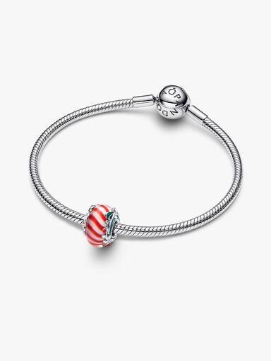 Bonbon-Charm aus Murano Glass – Sterlingsilber Bonbon-Charm aus Murano Glass – Sterlingsilber