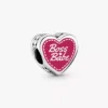 Boss Babe Herz-Charm aus Sterlingsilber Boss Babe Herz-Charm aus Sterlingsilber