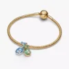 Bridgerton Schmetterling & Biene – teilbarer Dangle Charm aus Sterlingsilber, 14-karätig vergoldet Bridgerton Schmetterling & Biene – teilbarer Dangle Charm aus Sterlingsilber, 14-karätig vergoldet