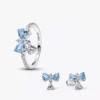 Bridgerton-Schmuckset mit blauer Schleife, 2er-Set