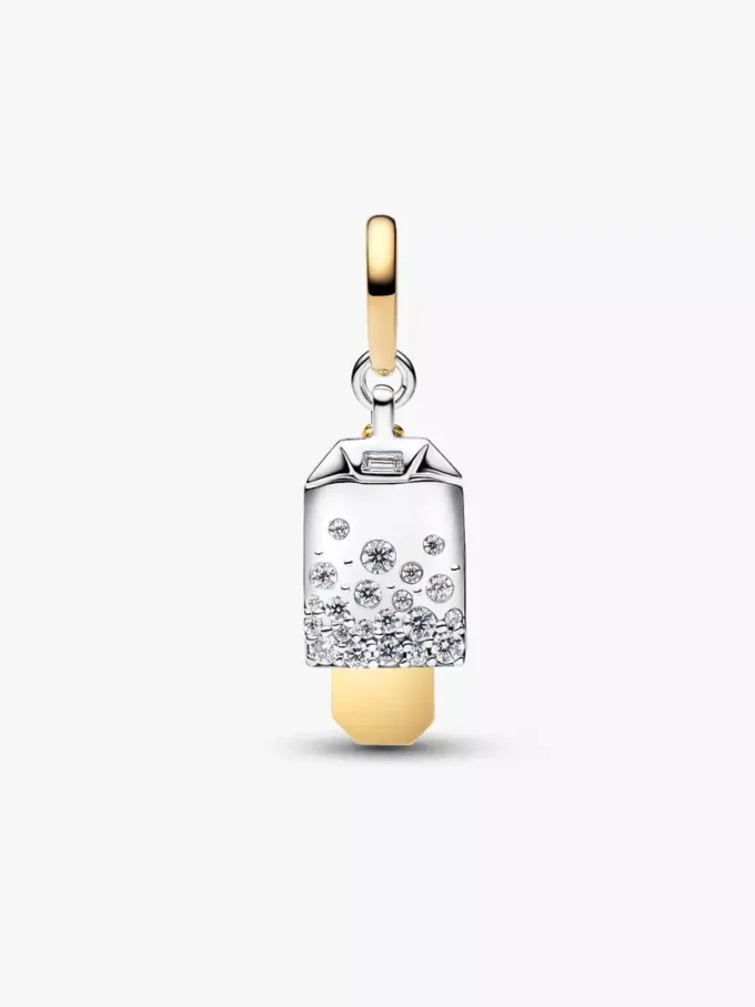 Bridgerton-Teebeutel-Dangle Charm aus Sterlingsilber, 14-karätig vergoldet Bridgerton-Teebeutel-Dangle Charm aus Sterlingsilber, 14-karätig vergoldet