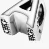 Buchstabe A Alphabet-Charm aus Sterlingsilber Buchstabe A Alphabet-Charm aus Sterlingsilber