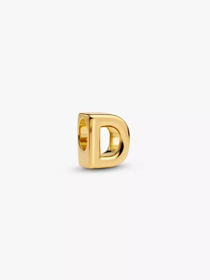 Charm-Halskette mit Buchstabe D, 2er-Set Charm-Halskette mit Buchstabe D, 2er-Set