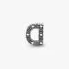 Buchstabe D Alphabet-Charm aus Sterlingsilber Buchstabe D Alphabet-Charm aus Sterlingsilber