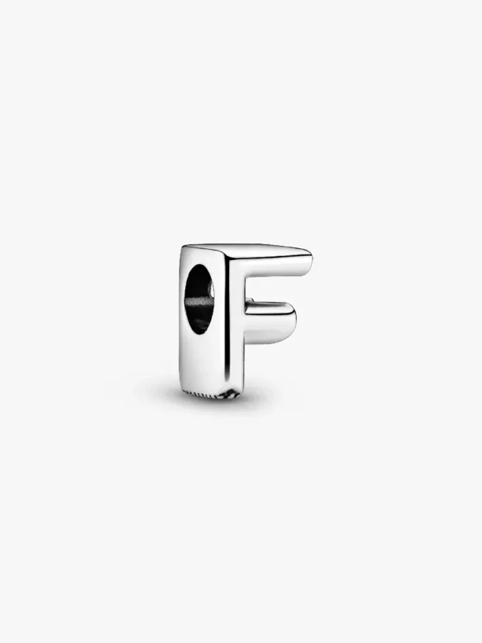 Buchstabe F Alphabet-Charm aus Sterlingsilber Buchstabe F Alphabet-Charm aus Sterlingsilber