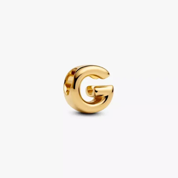 Charm-Halskette mit Buchstabe G, 2er-Set