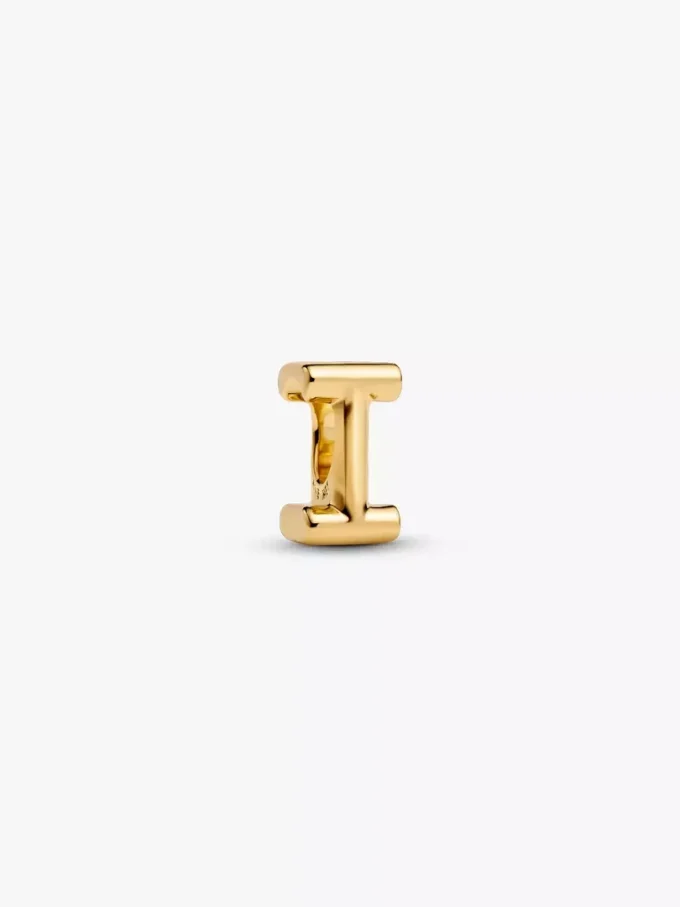Buchstaben-Charm „i“ Halskette, 2 Stück Buchstaben-Charm „i“ Halskette, 2 Stück