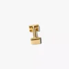 Buchstabe „i“ Alphabet-Charm, 14 Karat vergoldet Buchstabe „i“ Alphabet-Charm, 14 Karat vergoldet