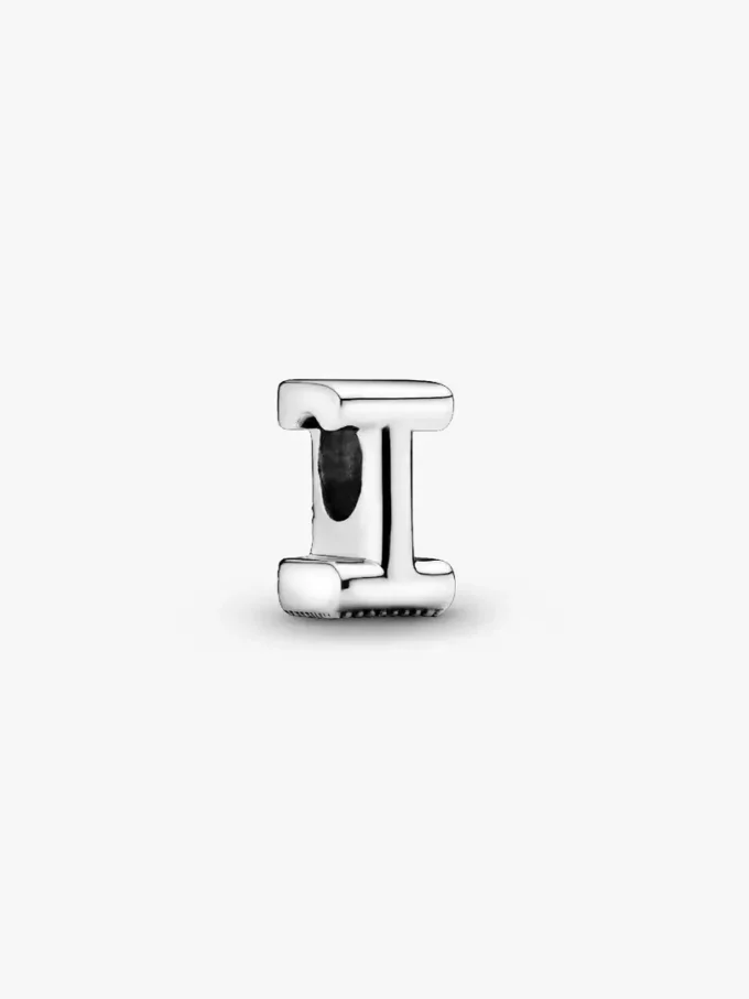 Buchstabe i Alphabet-Charm aus Sterlingsilber Buchstabe i Alphabet-Charm aus Sterlingsilber