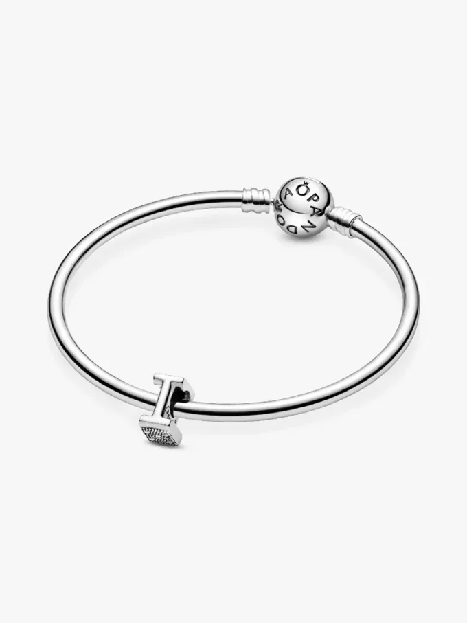 Buchstabe i Alphabet-Charm aus Sterlingsilber Buchstabe i Alphabet-Charm aus Sterlingsilber
