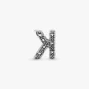 Buchstabe K Alphabet-Charm aus Sterlingsilber Buchstabe K Alphabet-Charm aus Sterlingsilber