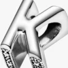 Buchstabe K Alphabet-Charm aus Sterlingsilber Buchstabe K Alphabet-Charm aus Sterlingsilber