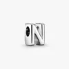 Buchstabe N Alphabet-Charm aus Sterlingsilber Buchstabe N Alphabet-Charm aus Sterlingsilber