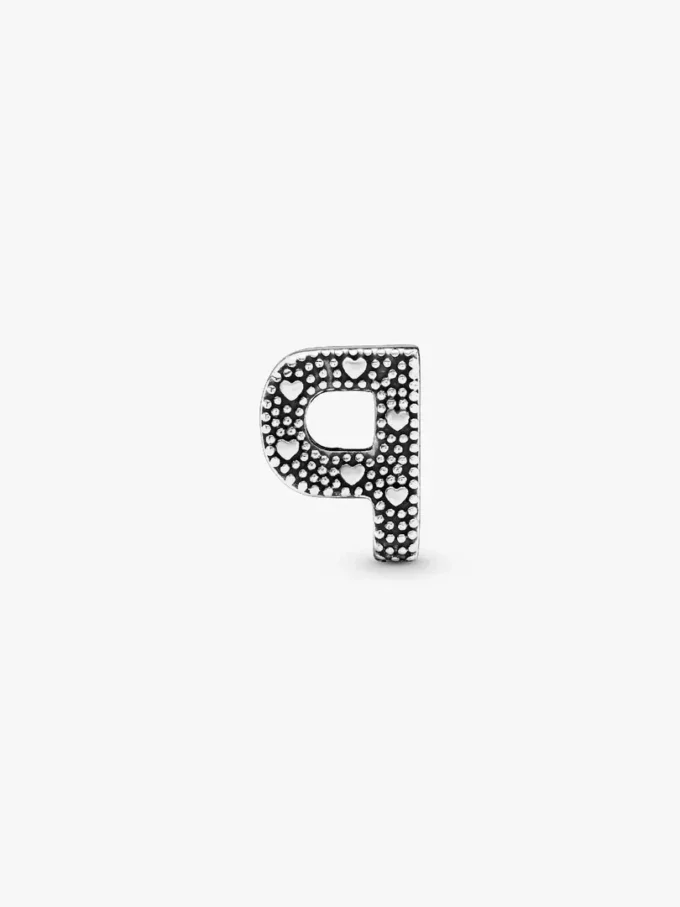 Buchstabe P Alphabet-Charm aus Sterlingsilber Buchstabe P Alphabet-Charm aus Sterlingsilber