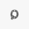 Buchstabe Q Alphabet-Charm aus Sterlingsilber