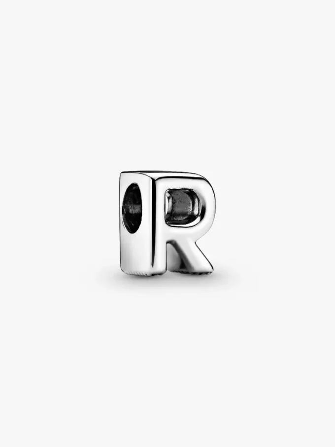 Buchstabe R Alphabet-Charm aus Sterlingsilber Buchstabe R Alphabet-Charm aus Sterlingsilber