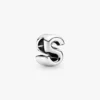 Buchstabe S Alphabet-Charm aus Sterlingsilber Buchstabe S Alphabet-Charm aus Sterlingsilber