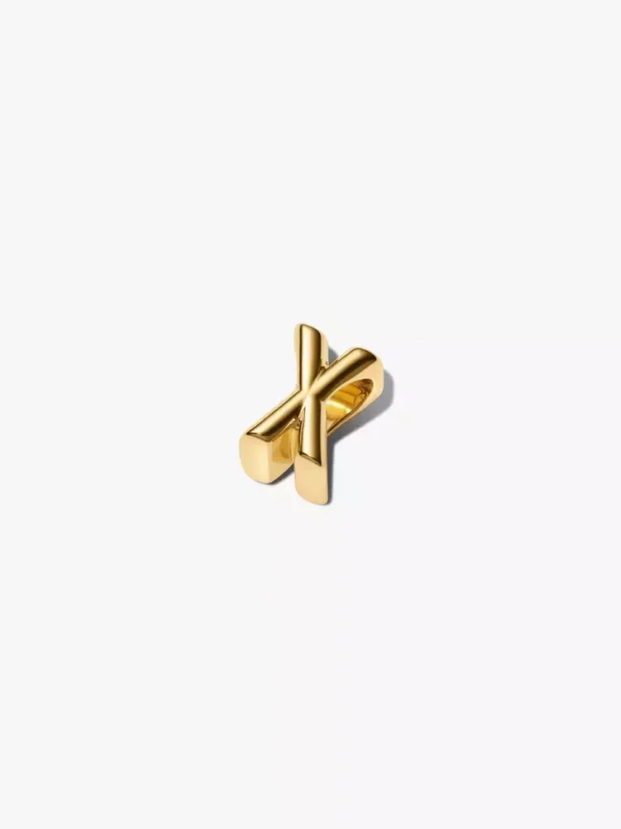 Buchstabe X Alphabet-Charm, 14 Karat vergoldet Buchstabe X Alphabet-Charm, 14 Karat vergoldet