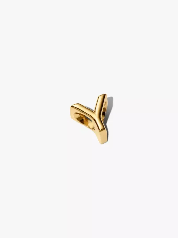 Buchstabe Y Alphabet-Charm, 14 Karat vergoldet Buchstabe Y Alphabet-Charm, 14 Karat vergoldet