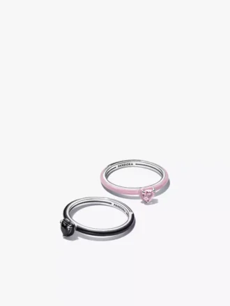 Chakra-Herzen-Ringe (2er-Set)