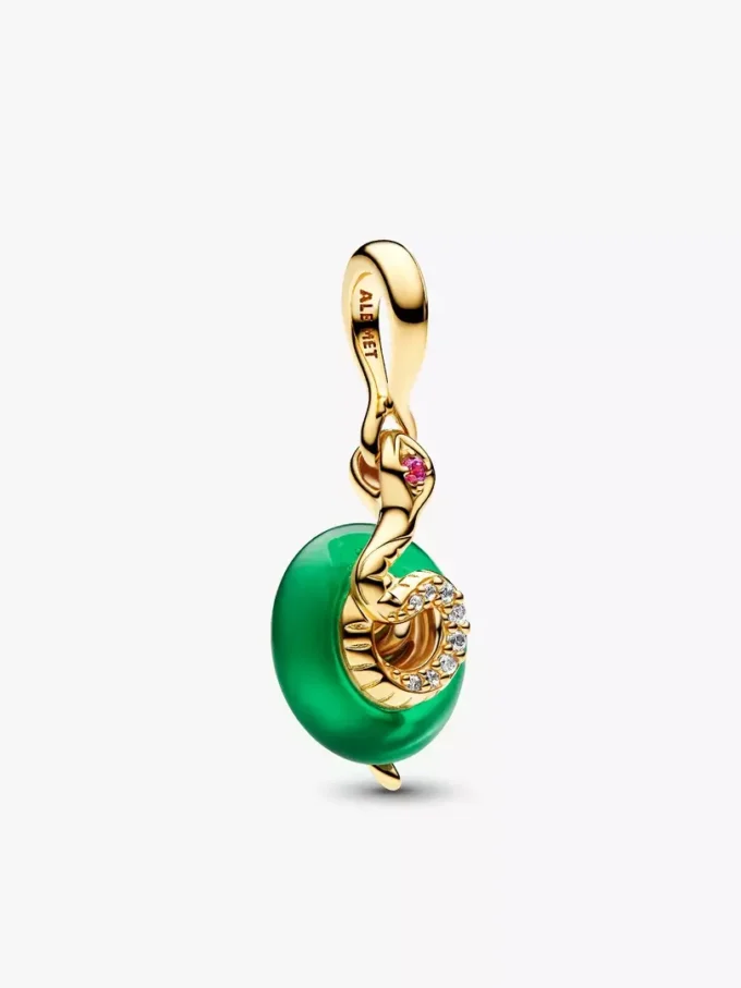 Charm-Armband-Set mit Schlangenverschluss und Kette zum Mondneujahr, 3er-Set Charm-Armband-Set mit Schlangenverschluss und Kette zum Mondneujahr, 3er-Set