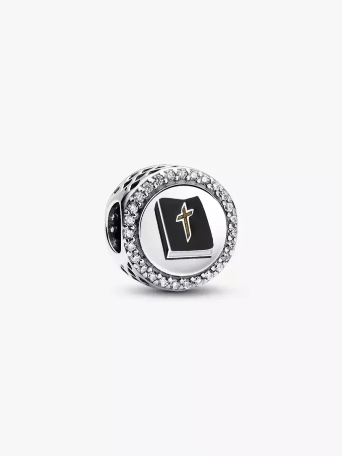 Charm „Bible Power of Prayer“ aus Sterlingsilber Charm „Bible Power of Prayer“ aus Sterlingsilber