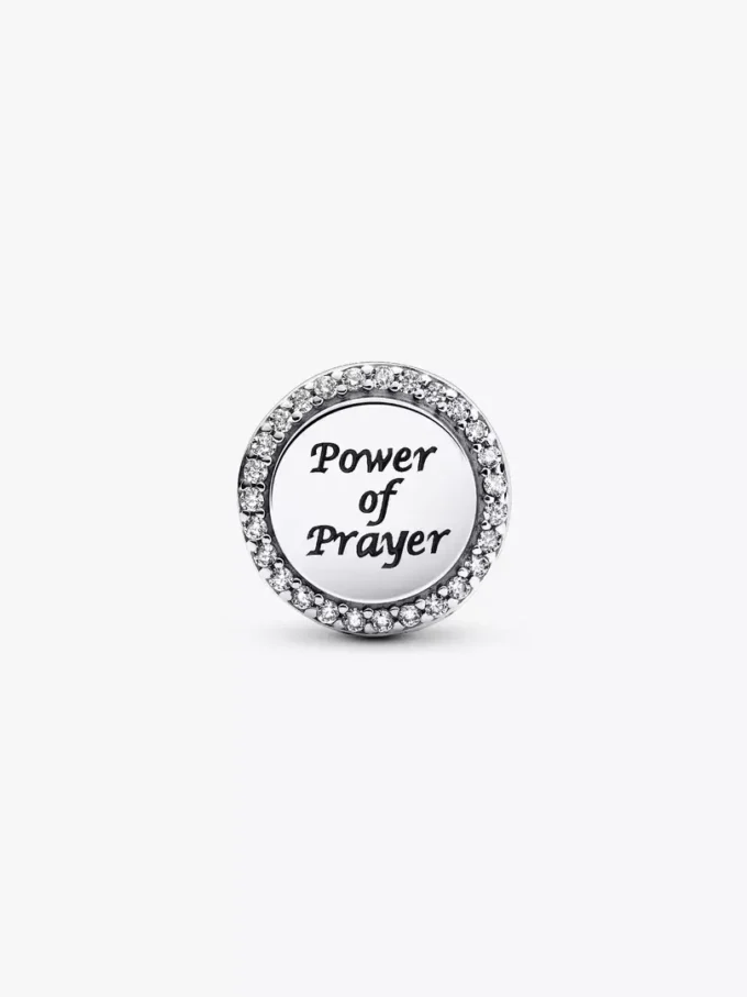 Charm „Bible Power of Prayer“ aus Sterlingsilber Charm „Bible Power of Prayer“ aus Sterlingsilber