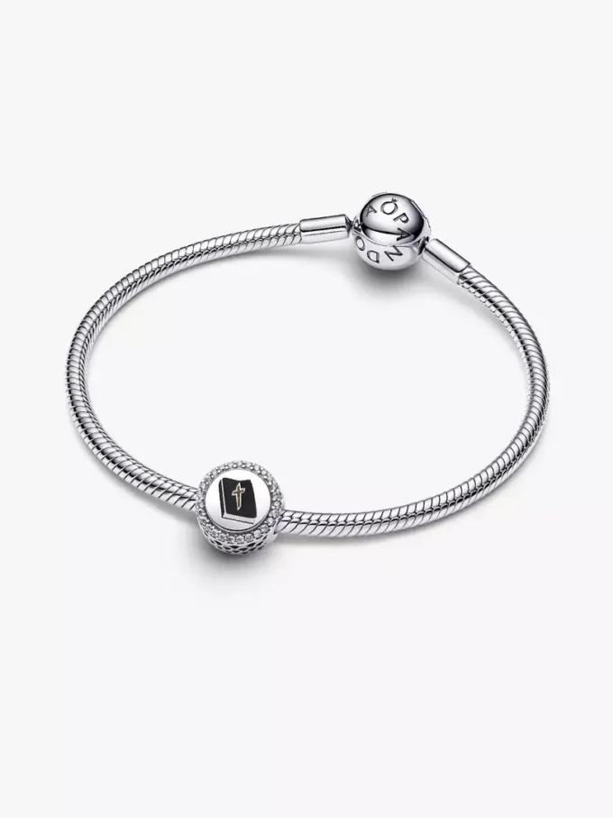 Charm „Bible Power of Prayer“ aus Sterlingsilber Charm „Bible Power of Prayer“ aus Sterlingsilber