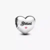 Charm „Blessed Heart“ aus Sterlingsilber